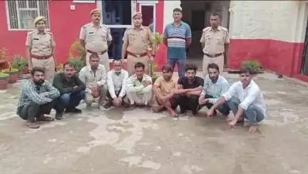 हिण्डौन: सदर पुलिस ने शांति भंग करने सहित विभिन्न मामलों में 9 व्यक्तियों को खेड़ा, कटकड और अन्य स्थानों से किया गिरफ्तार