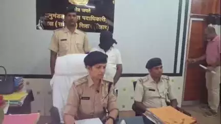 सिवान: सीवान: विशाल हत्याकांड का आरोपी गिरफ्तार, डकैती की योजना और हथियार रखने के आरोप में जेल भेजा गया