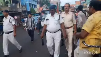 ডোমজুড়: শ্রীরামপুর সাংগঠনিক জেলা বিজেপির পক্ষ থেকে ধিক্কার মিছিল ডোমজুড়ে
