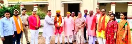बस्ती: विश्व हिन्दू महासंघ के तीसरी बार जिलाध्यक्ष बने अखिलेश सिंह