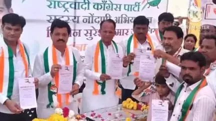 परतूर: आष्टी येथे राष्ट्रवादी काँग्रेस पार्टी सदस्य नोंदणी अभियान माजी आमदार सुरेश कुमार जिथलिया  यांच्या उपस्थितीत संपन्न