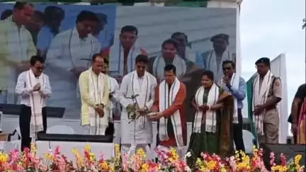 আমবাসা: ধলাই জেলার প্রত্যন্ত এলাকা গঙ্গানগরে মন কি বাত সহ  একাধিক প্রকল্পের উদ্বোধন করলেন রাজ্যের মুখ্যমন্ত্রী