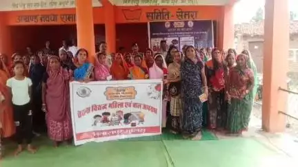 कोटा: रतनपुर पुलिस ने ग्राम सेमरा भरारी में बाल एवं महिला संबंधी अपराध, सड़क सुरक्षा और नशे के खिलाफ लोगों को किया जागरूक