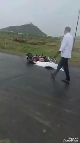 भीनमाल: भीनमाल में सड़क हादसे में जलदाय विभाग के रिटायर्ड कर्मचारी की मौत