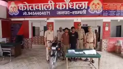 कैराना: कांधला पुलिस ने 3 गांवों के जंगल में किसानों के नलकूपों पर चोरी की घटनाओं में शामिल 2 आरोपियों को किया गिरफ्तार