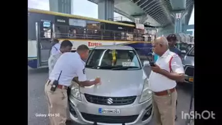 ప్రెస్ పోలీస్ టిటిడి స్టిక్కర్లు వేసుకున్న వాహనదారులపై స్పెషల్ డ్రైవ్ నిర్వహించిన తిరుపతి పోలీస్