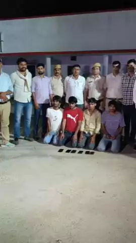 कामां: कामां पुलिस ने ऑपरेशन एंटीवायरस के तहत चार आरोपियों को किया गिरफ्तार