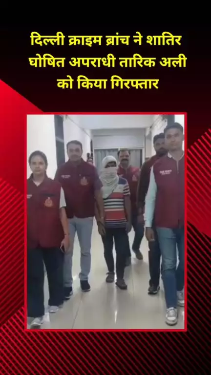 सीलमपुर: दिल्ली क्राइम ब्रांच ने शातिर अपराधी तारिक अली को सीलमपुर से किया गिरफ्तार
