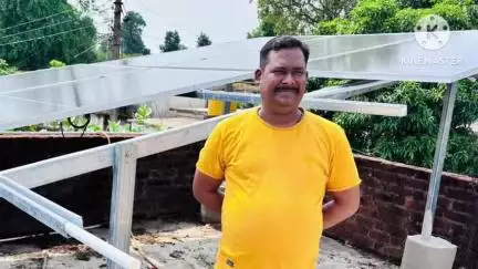 प्रधानमंत्री सूर्य घर योजना से मोहला के ओम सिंह राजपूत का घर हुआ रोशन