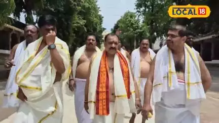 Mahesh Goud Visits Srisailam Mallanna Temple | శ్రీశైలం మల్లన్న సేవలో మహేష్ గౌడ్ | #Local18V