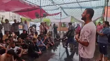 हिसार: लंबित मांगों को लेकर HAU में धरना जारी, 2 जुलाई को यूनिवर्सिटी के सभी गेट करेंगे बंद