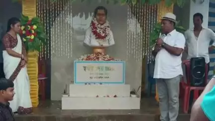 বান্দোয়ান: বান্দোয়ান হাসপাতাল চত্বরে মদন মোহন মাহাতোর মুর্তি উন্মোচন