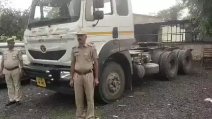 आमेर: चंदवाजी थाना पुलिस की टीम ने कार्रवाई करते हुए चोरी हुए ट्रेलर के घोड़े को बरामद किया