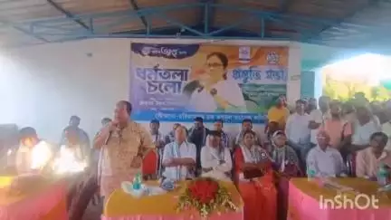 হরিরামপুর: ২১শে জুলাই শহীদ দিবস উপলক্ষে হরিরামপুরে প্রস্তুতি সভা, উপস্থিত ছিলেন মন্ত্রী বিপ্লব মিত্র