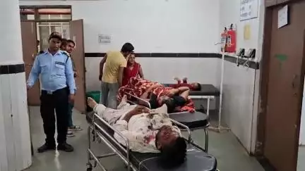छतरपुर नगर: तिलवा तिराहे के पास बाइक से आवारा जानवर टकराया, चार घायल, जिला अस्पताल में भर्ती