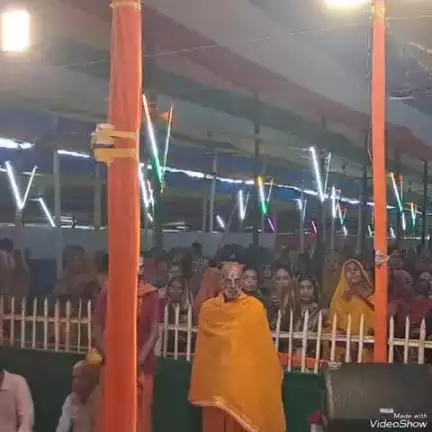 दावथ: परमानपुर में प्रवचन के दौरान जीयर स्वामी ने अतिथियों के महत्व को बताया