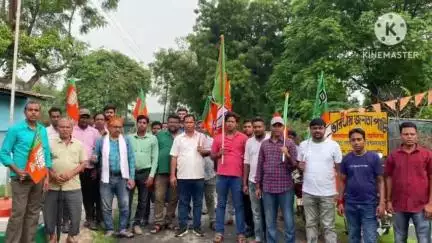 রঘুনাথপুর ২: দক্ষিণ কলকাতার ল কলেজের ছাত্রীকে ধর্ষণের প্রতিবাদে BJPর বিক্ষোভ কর্মসূচি ও ডেপুটেশন BCW পুলিশ ফাঁড়িতে, উপস্থিত বিধায়ক