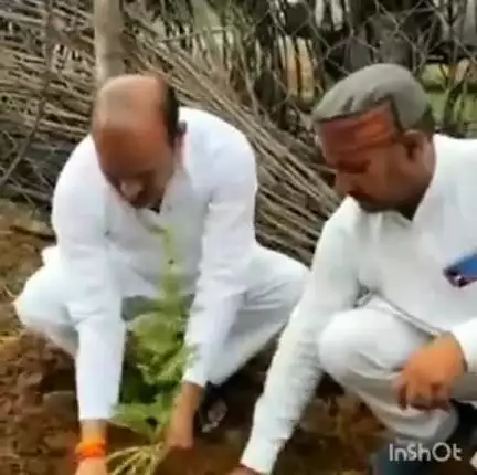 चितरंगी: लंघाड़ोल के शक्ति केंद्र बजौड़ी में भाजपा जिलाध्यक्ष ने 'मां के नाम' से किया पौधारोपण