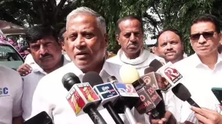 ತುಮಕೂರು: 'ಸೆಪ್ಟಂಬರ್ ಕ್ರಾಂತಿ' ಕುರಿತು ನಗರದಲ್ಲಿ ಕೇಂದ್ರ ಸಚಿವ ವಿ. ಸೋಮಣ್ಣ ಪ್ರತಿಕ್ರಿಯೆ