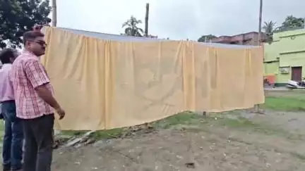 সোনারপুর: পূজার শুরুর পূজা শুরু হল দুর্গা পুজো বলাকা সংসদ ও পাঠাগারের