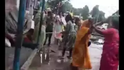 शाजापुर: शाजापुर में पुराने विवाद के चलते महिलाओं में लाठियां चलीं