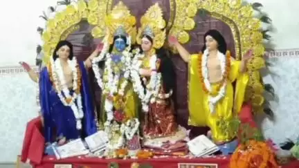 মুর্শিদাবাদ জিয়াগঞ্জ: নতুনগ্রাম অঞ্চলের সন্যাসিডাঙ্গা ঘোষপাড়া এলাকায় মহানাম সংকীর্তনে উপস্থিত বিজেপি বিধায়ক গৌরী শংকর ঘোষ