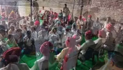 गंगधार: सिंहपुर में पंचायतीराज उपचुनाव में जिला परिषद सदस्य पद पर भाजपा की जीत पर ग्रामीणों ने आयोजित किया सम्मान समारोह