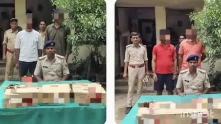 एकमा: रसूलपुर थाना क्षेत्र में छापेमारी, 51.840 लीटर विदेशी शराब बरामद, 4 गिरफ्तार