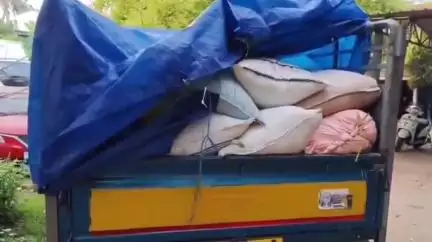 బండారులంకలో రేషన్ బియ్యం పట్టివేత