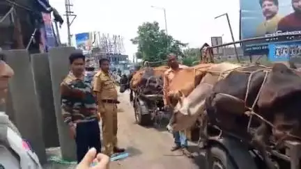 রামপুরহাট ১: ১৪ নম্বর জাতীয় সড়কের মুনসুবা মোড়ে পাচার করার সময় ১০টি গরু বাজেয়াপ্ত করল রামপুরহাট থানার পুলিশ,আটক তিনজন