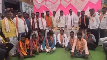 सेनगाव: आमदार तानाजीराव मुटकुळे यांच्या नेतृत्वावर विश्वास ठेवत साखरा येथील अनेक कार्यकर्त्यांचा भाजपात जाहीर प्रवेश
