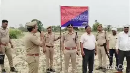 जसराना: एका थाना पुलिस ने गैंगस्टर एक्ट के आरोपी की 15 लाख रुपए की संपत्ति को खुदादादपुर में किया कुर्क