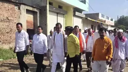 हिंगोली: डिग्रस कऱ्हाळे येथे महादेव मंदिर सभा मंडपाचे आमदार तानाजीराव मुटकुळे यांच्या हस्ते उद्घाटन  संपन्न