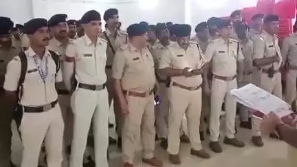 हुज़ूर: भोपाल: राहुल गांधी के दौरे से पहले पुलिस ने प्रदेश कांग्रेस कार्यालय का किया निरीक्षण