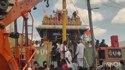 ఆళ్లగడ్డ మండలం ఓబులంపల్లి గ్రామంలో నరసింహస్వామి విగ్రహ ప్రతిష్ట,ఘనంగా నిర్వహణ