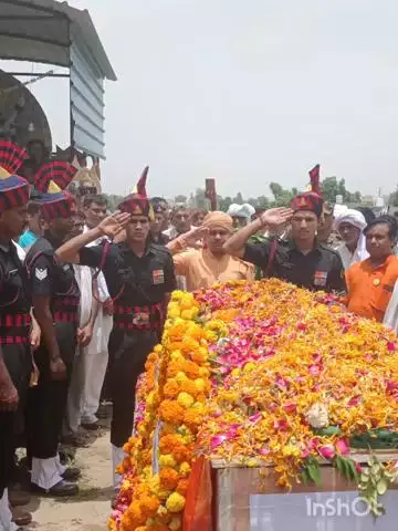 तिजारा: भारतीय सेना के अग्निवीर सपूत वीर संजीव सैनी जम्मू में शहीद, अंतिम यात्रा में हजारों लोग हुए शामिल