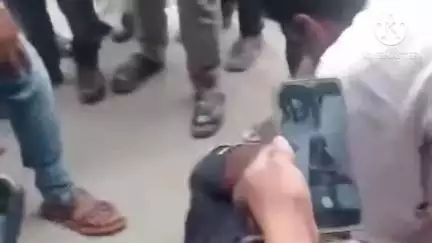 दौसा: चोरी के संदेह में आगरा रोड पर पकड़ा गया युवक, भीड़ ने पकड़कर बांधा, मिला धारदार सामान