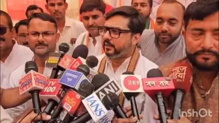 हरदोई: हरदोई पहुँचे कांग्रेस सांसद व अनुसूचित जाति विभाग के अध्यक्ष तनुज पुनिया ने भाजपा सरकार पर किया हमला