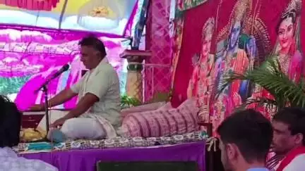 राजगढ़: श्री रामकथा के चौथे दिन भगवान श्रीराम का जन्म उत्सव श्रद्धा और भक्ति के साथ मनाया गया