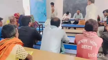 पटोरी: संग्रामपुर में भूमि सर्वे को लेकर ग्राम सभा, जल्द दस्तावेज जमा करने की अपील