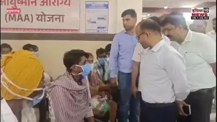 #हनुमानगढ़  टीबी रोगियों के लिए निक्षय पोषण किट वितरण