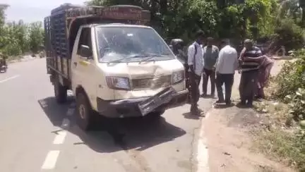 డక్కిలి జాతీయ రహదారిపై రోడ్డు ప్రమాదం