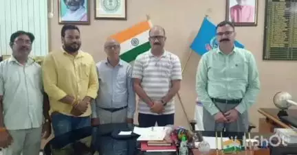 जयनगर: जयनगर में जाम की समस्या से निजात दिलाने के लिए समाजसेवी ने एसपी से मुलाकात की
