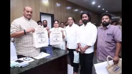 టెక్కలి: ప్లాస్టిక్‌కు గుడ్ బై చెప్పండన్న రాష్ట్ర వ్యవసాయ శాఖ మంత్రి కింజరాపు అచ్చెన్నాయుడు