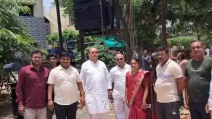 मलकापूर: शहरातील शिव कॉलनी येथे नव्याने उभारण्यात आलेल्या डीपीचे आमदार चैनसुख संचेती यांच्या हस्ते उद्घाटन