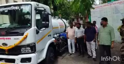 लातूर: उच्च क्षमतेचे सक्षन आणि जेटिंग मशीन मनपाच्या ताफ्यात  भूमिगत गटार व मल संकलन केंद्राची स्वच्छता होणार सोपी