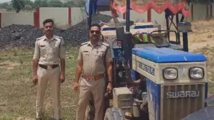माडा: बंधौरा पुलिस ने अवैध रेत परिवहन में लिप्त ट्रैक्टर को पकड़ा, की कार्रवाई
