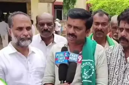 ಮಾಗಡಿ: ನಾವು ಬಳೆ ತೊಟ್ಟು ಕೂತೀಲ್ಲ: ಪಟ್ಟಣದಲ್ಲಿ ತಾ. ರೈತ ಸಂಘದ ತಾ.ಅಧ್ಯಕ್ಷ ಲೋಕೇಶ್