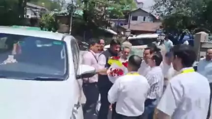 धर्मशाला: अपने एक दिवसीय दौरे पर जिला मुख्यालय धर्मशाला पहुंचे डिप्टी सीएम मुकेश अग्निहोत्री, प्रशासन ने किया स्वागत