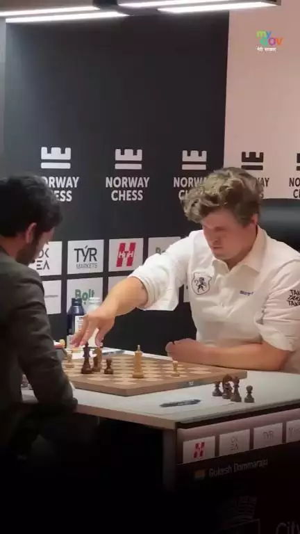 A Historic Win for India! 

World Champion D Gukesh triumphs over Magnus Carlsen in an electrifying Round 6.